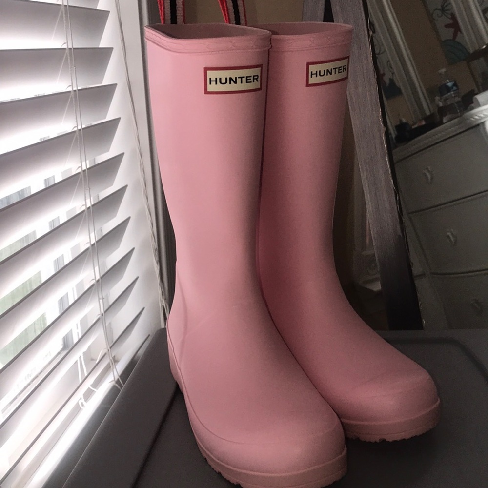 New Hunter Light Pink Tall Play Boots